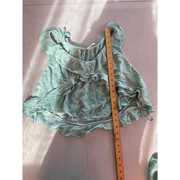 Free People If Only Set Skirt and Top Boho Bohemian Mermaidcore Beachy - Picture 3 of 10